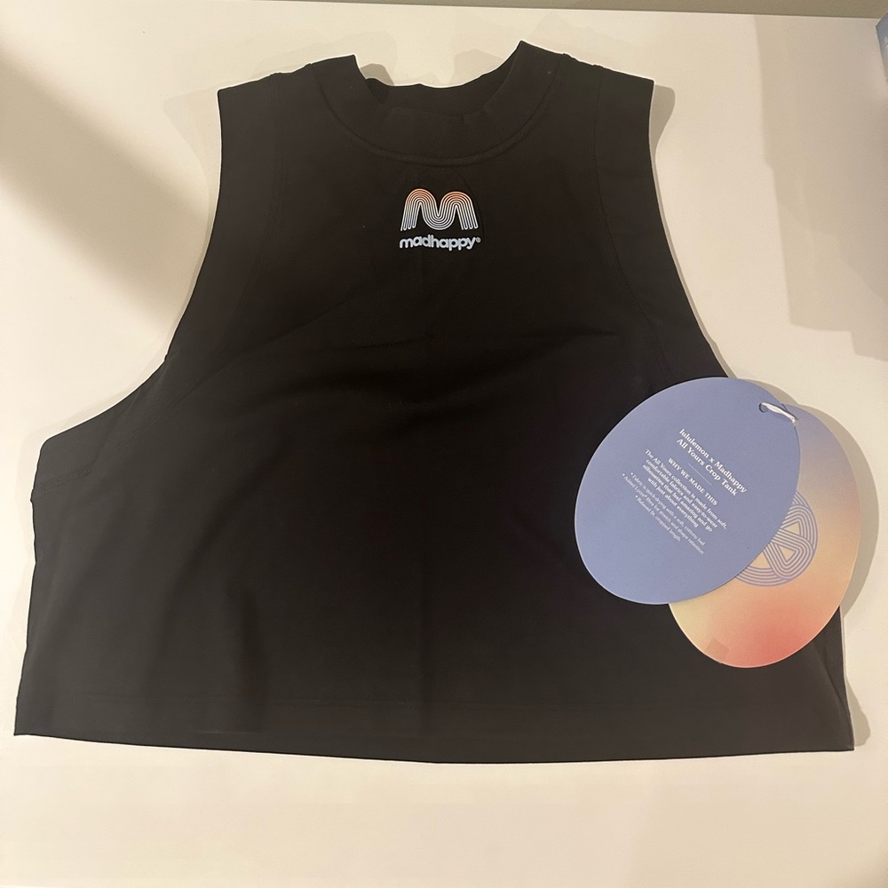 lululemon x Madhappy All Yours Crop Tank Top Black